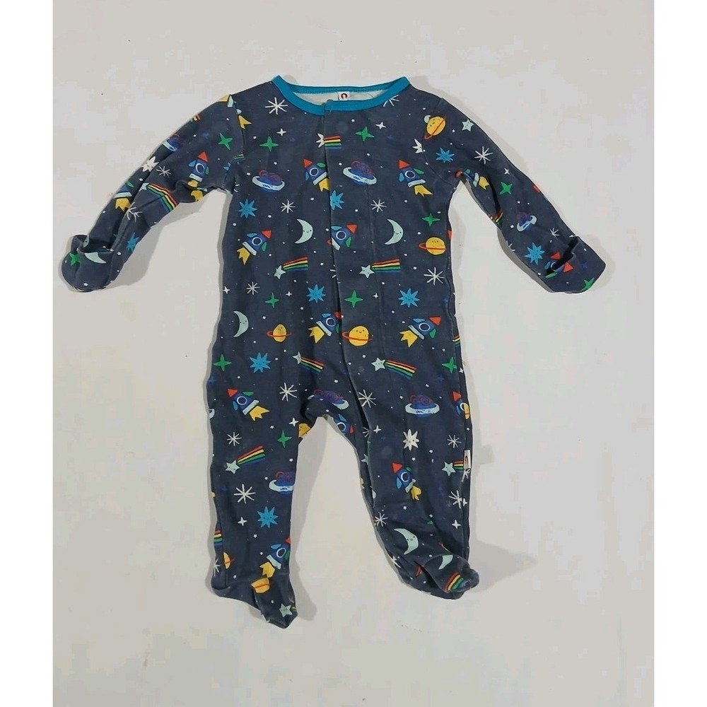 Magnetic Me E=MC2 Solar System Footed Sleeper 0-3 Months 8 to 12 lbs Cotton